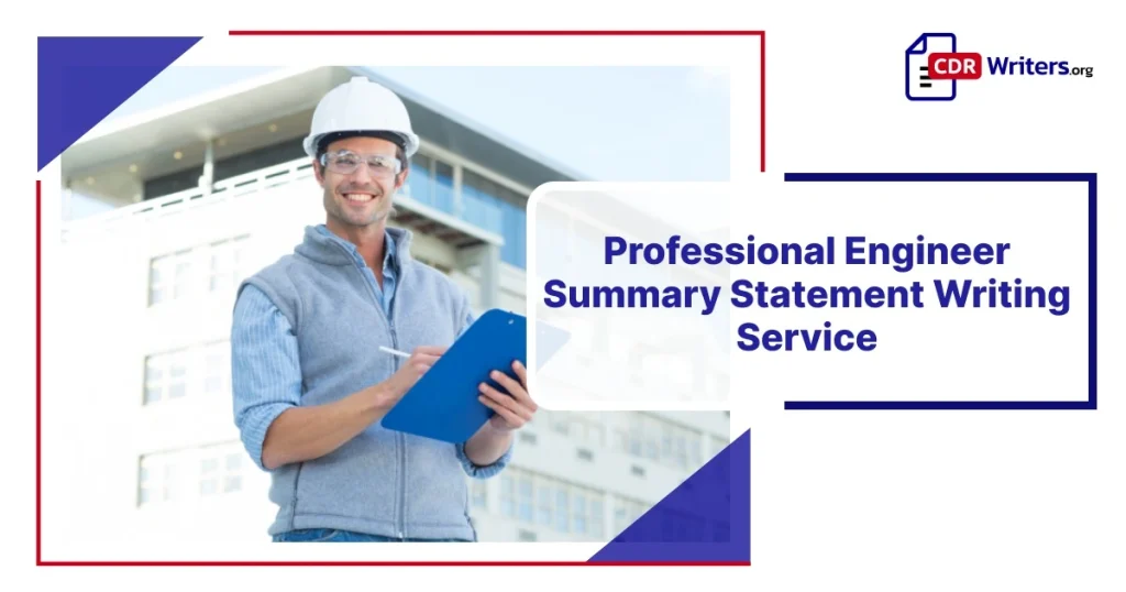 Professional Engineer Summary Statement Writing Service