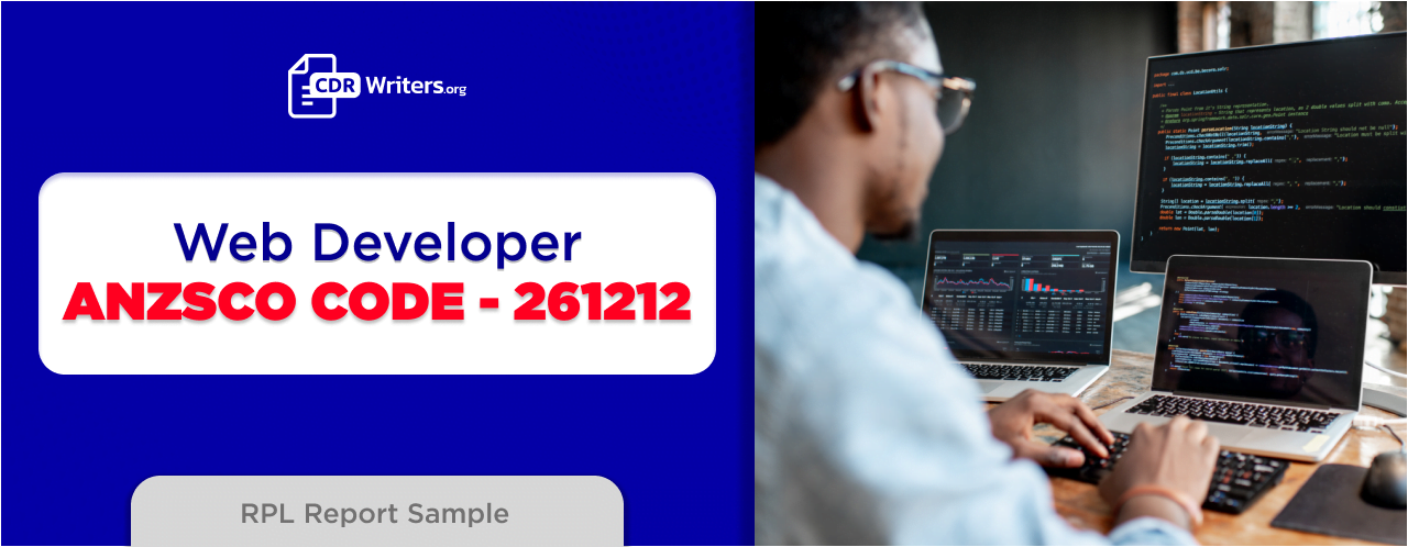 CDR Report Writing for Web Developer ANZSCO 261212