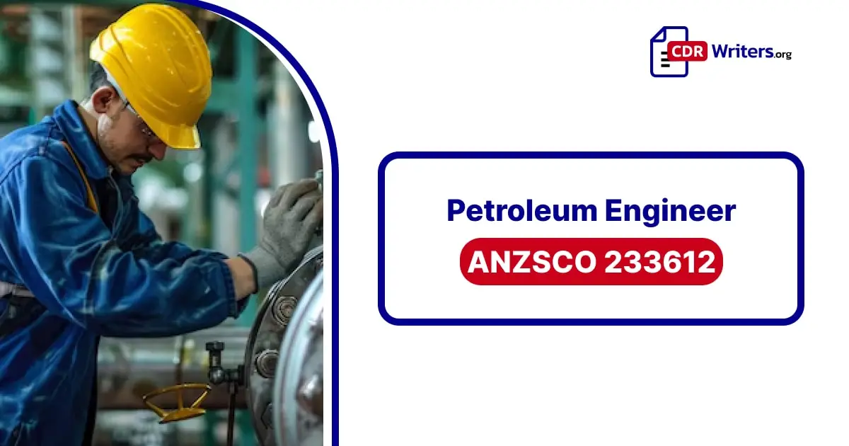 A Petroleum Engineer in a blue jumpsuit and yellow hard hat examines equipment and machinery in an oil and gas facility.