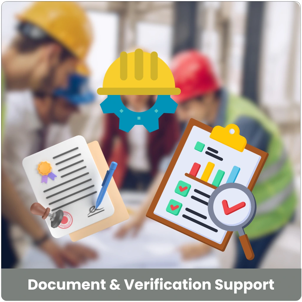 Document and verification support for skill assessment