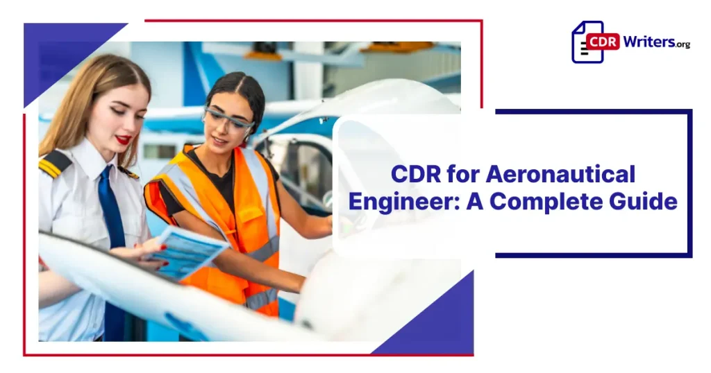 CDR for Aeronautical Engineer