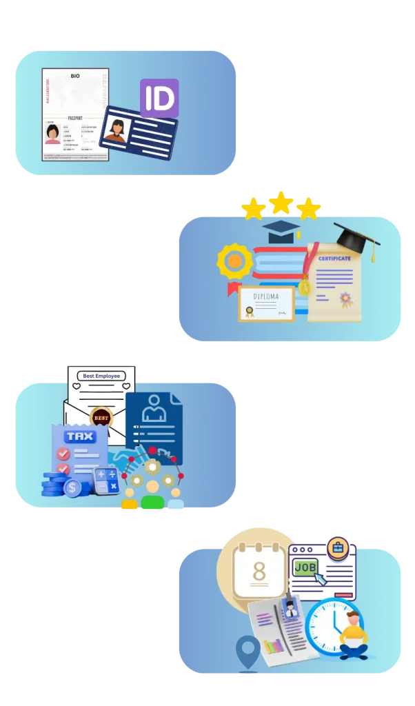 Documents Required for Assessment