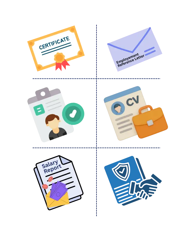 Documents Required for Assessment