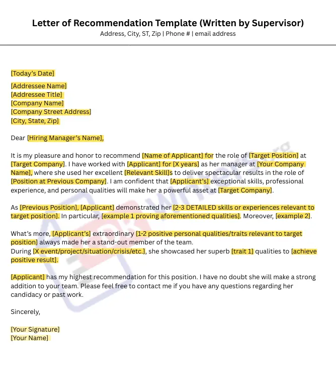 Writing Strong Employment References