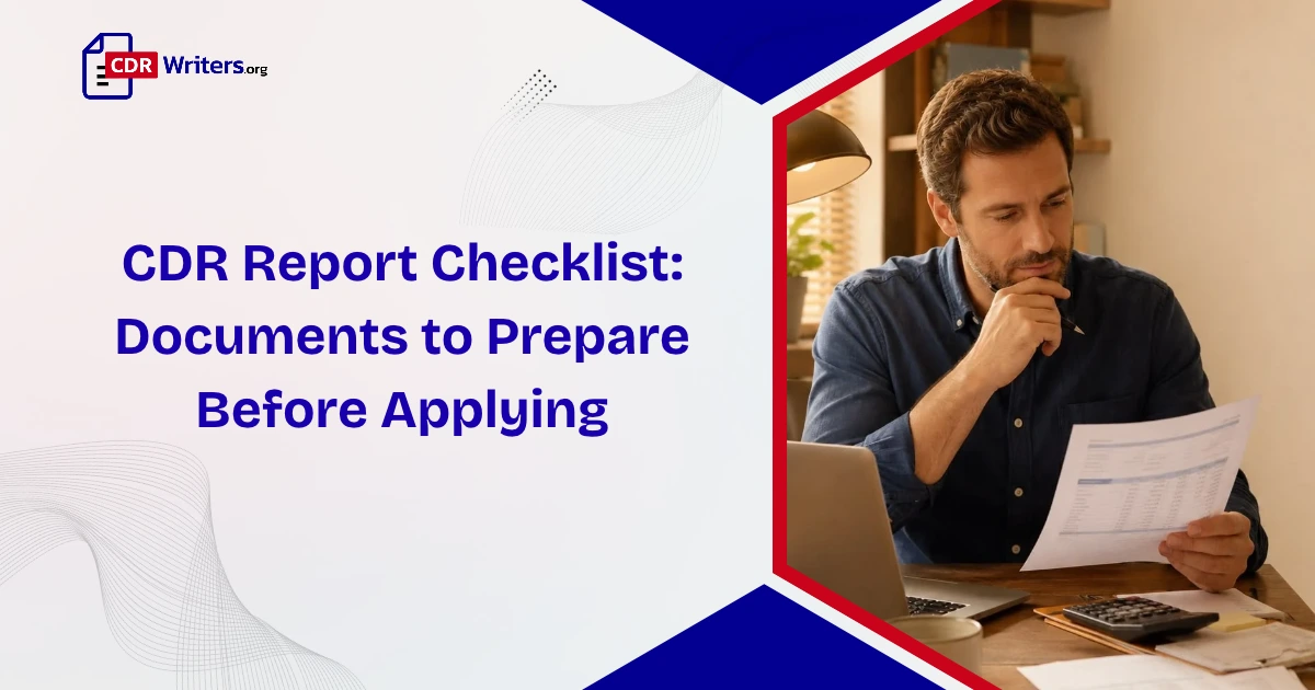 CDR Report Checklist